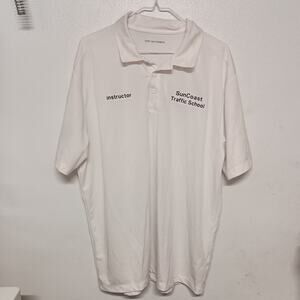 Suncoast Traffic School Instructor Performance Polo SZ XL white